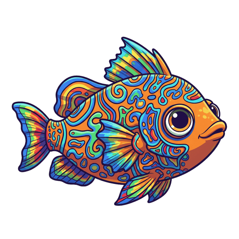 Mandarin Dragonet — epic reef fish